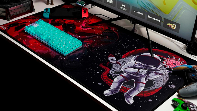 Mouse pad Maze ASTRO CGR-R Red 2XL - img.1