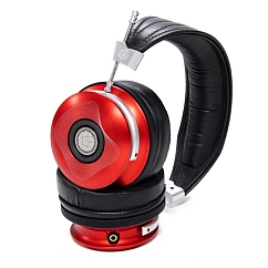 High End headphones Spirit Radiante Wave Red Black