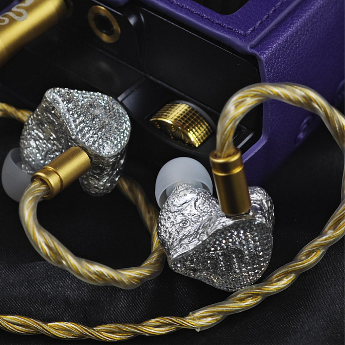In-ear headphones EarAcoustic SPA Limited Edition Silver Snake Collectors Version Silver - img.11