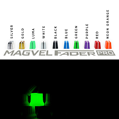 DJTT Chroma Caps Fader MK2 (Rubber) Green