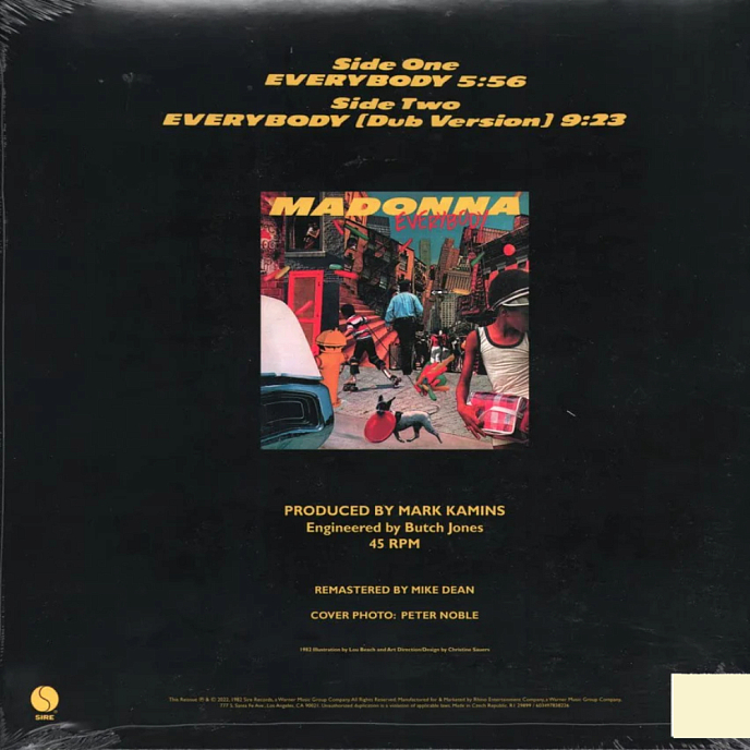 Vinyl Record Madonna - Everybody (Black Friday 2022 Release) LP - img.1