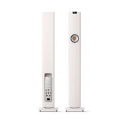 Floorstanding Speakers KEF LS60 Wireless Mineral White + KEF KC 62 Black