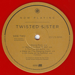 Vinyl Record Twisted Sister - Now Playing (Orange Crush) LP