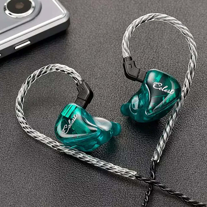 In-ear headphones Celest Wyvern Qing without Mic Green - img.2