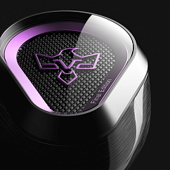 In-ear headphones Vision Ears Phoenix Final Edition Dark Gray Violet