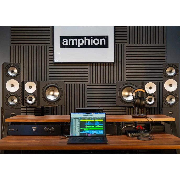 Studio monitor Amphion Two18 Black - img.1