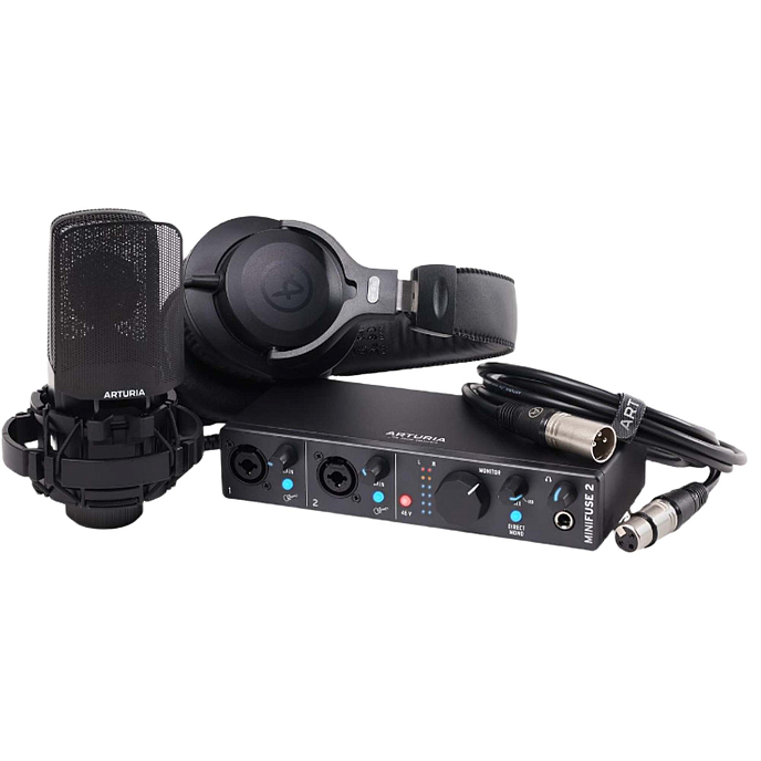 Sound Recording Kit Arturia MiniFuse Recording Pack Black - img.0