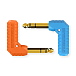 Adapter DJTT Chroma Jacks Adapter Angled jack 3.5mm (f) - jack 6.3mm (m) Neon Orange - img.1 Adapter DJTT Chroma Jacks Adapter Angled jack 3.5mm (f) - jack 6.3mm (m) Neon Orange - img.1