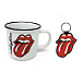 Kit Pyramid The Rolling Stones Lips (Gift Set Mug and Keychains) White/Red - img.0