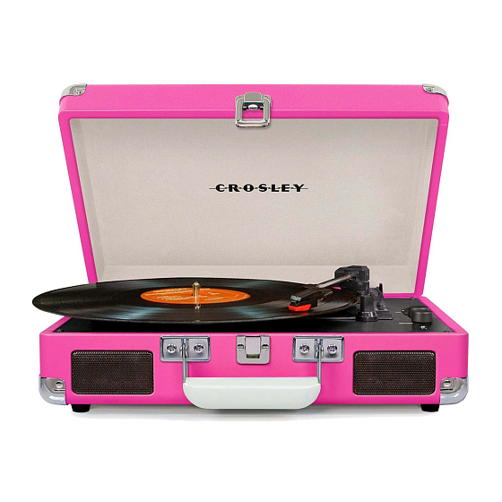 Turntable Crosley CRUISER DELUXE pink - img.0