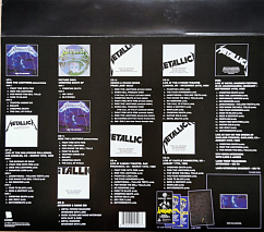 Box set Metallica – Ride The Lightning - Box 4LP + 6CD + DVD