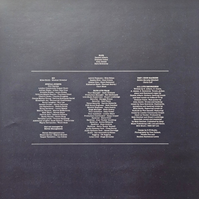 Vinyl Record Blur - Live At Wembley Stadium - 2LP - img.8