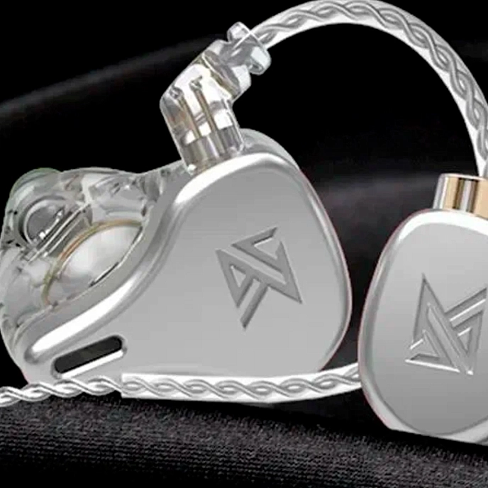 In-ear headphones KZ DQ6 wtih Mic Silver - img.2