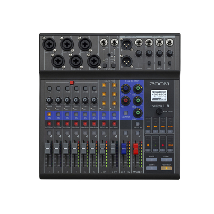Mixing console Zoom L-8 LiveTrak - img.0
