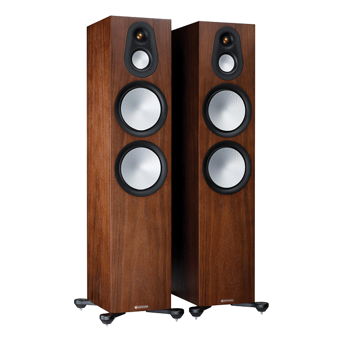 Floorstanding Speakers Monitor Audio Silver 500 7G Natural Walnut - img.1