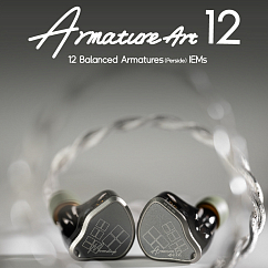 In-ear headphones MoonDrop Armature Art 12 Silver