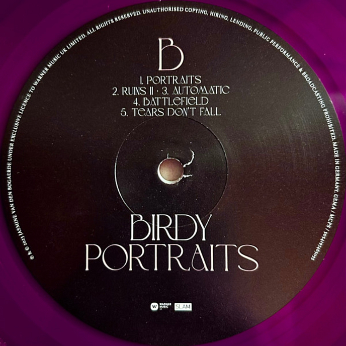 Vinyl Record Birdy - Portraits (Violet Translucent Vinyl) LP - img.4