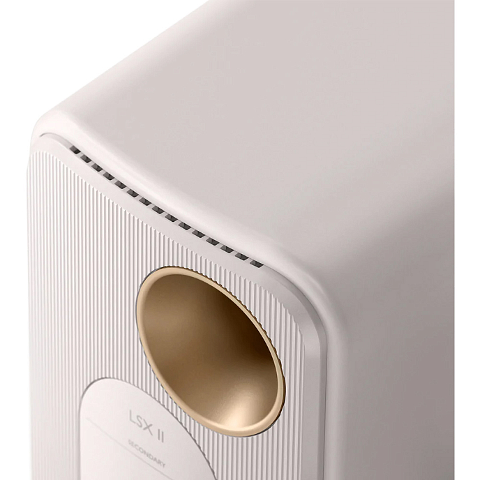 Kit KEF LSX II Mineral White + KEF S1 Floor Stand Grey - img.6