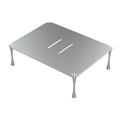 Hi-Fi Stand ddHiFi HS400 HiFi Rack Silver (2cm + 10cm + 12cm)