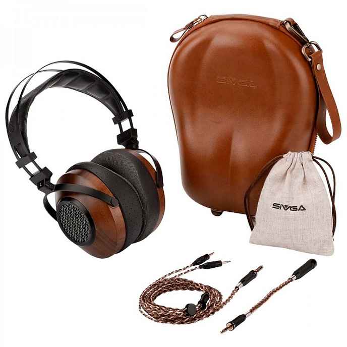 Over-ear headphones Sivga SV023 Brown - img.7
