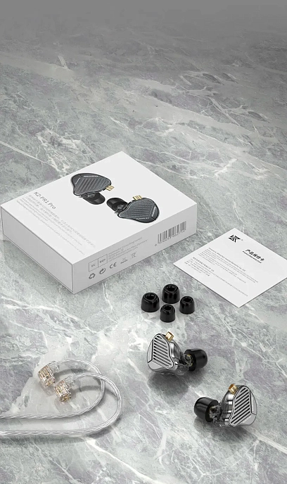 In-ear headphones KZ PR1 Pro with Mic Black - img.5