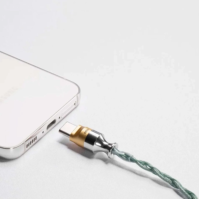 Cable ddHiFi M120B 2pin - usb-c green - img.2