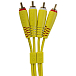 Cable UDG Ultimate Audio Cable Set 2RCA - 2RCA Straight 3m Yellow - img.1 Cable UDG Ultimate Audio Cable Set 2RCA - 2RCA Straight 3m Yellow - img.1