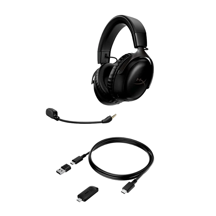 Gaming headset HyperX Cloud III Wireless black - img.4