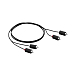 Cable Sonos 2RCA - 2RCA Black 1m - img.0