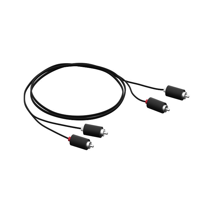 Cable Sonos 2RCA - 2RCA Black 1m - img.0