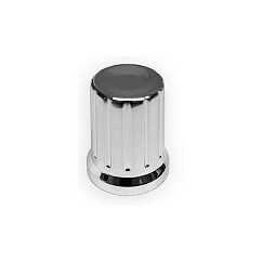 DJTT Chroma Caps Thin Encoder Knob (Plastic) Chrome Silver