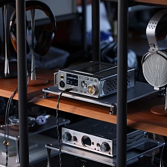 Headphone stand ddHiFi HS550 HiFi Rack Silver (2cm + 15cm + 16cm)