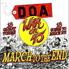 Vinyl Record D.O.A. - War On 45 LP