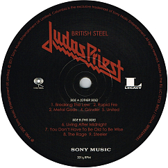 Vinyl Record Judas Priest - British Steel