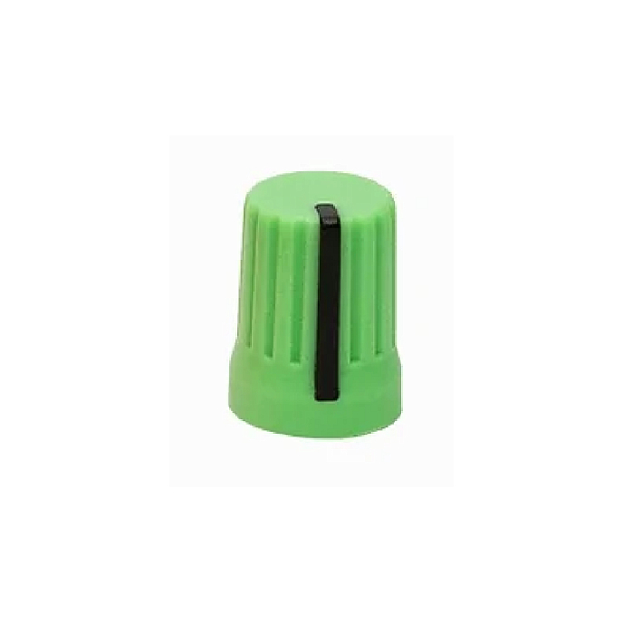 DJTT Chroma Caps Super Knob 90° (Rubber) Green - img.0
