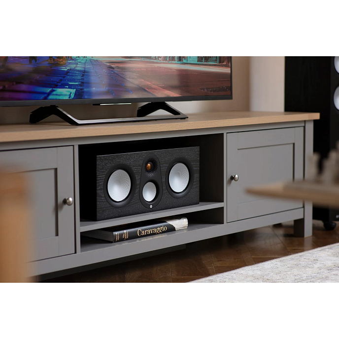 Central Channel Monitor Audio Silver C250 7G Black Oak - img.4