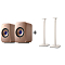 KEF LSX II Soundwave + KEF S1 Floor Stand Mineral White