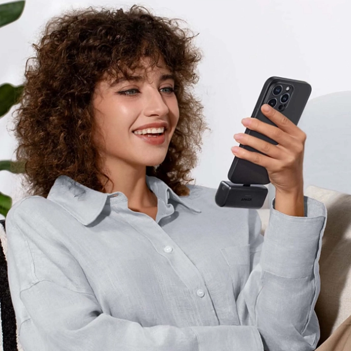 Portable battery Anker Nano Power Bank (5000mAh 22.5W Built-In USB-C) Black - img.4