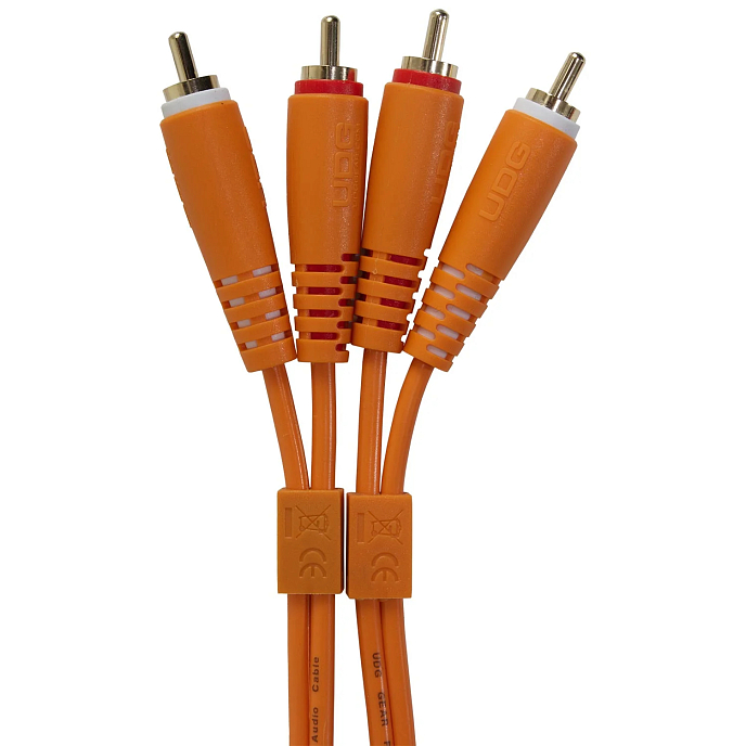 Cable UDG Ultimate Audio Cable Set 2RCA - 2RCA Straight 3m Orange - img.1