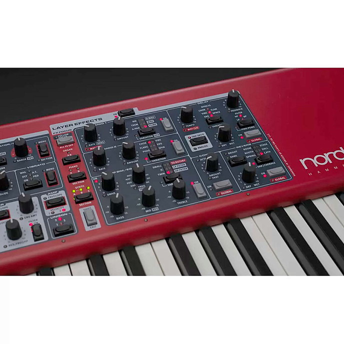 Synthesizer Clavia Nord Stage 4 Compact 73 Red - img.3