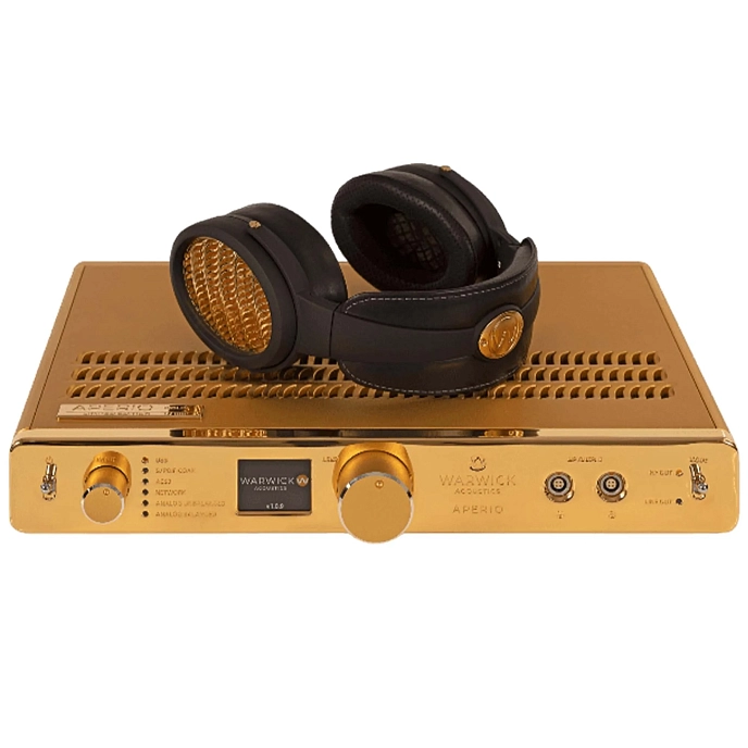 Headphone Amplifiers and DACs Warwick Acoustics Aperio Amplifier Gold - img.0