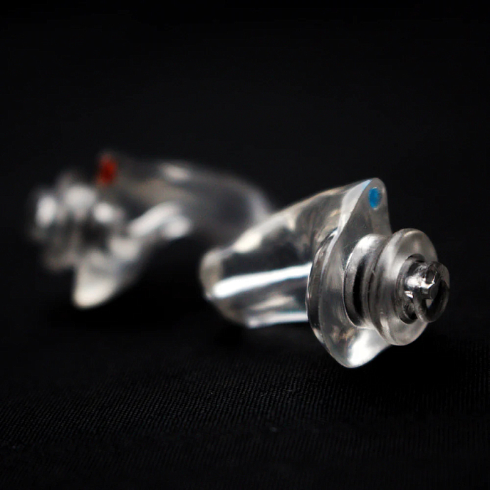 Earplugs FATfreq Budplugs Lite Custom (Hearing Protection) Silver - img.1