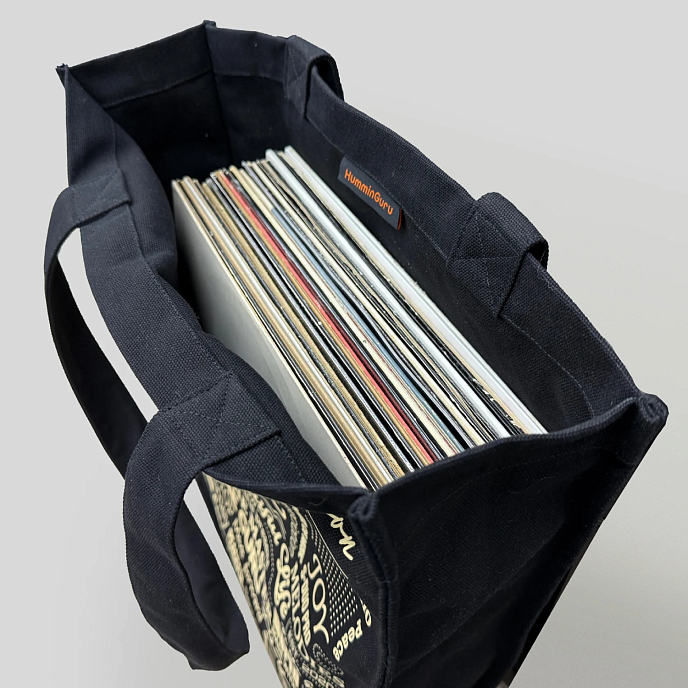 Bag HumminGuru Vinyl Record Tote Bag Black - img.1