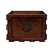 Vinyl Storage Box Crosley Record Storage Crate mahogany - img.1