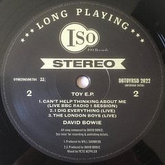 Vinyl Record David Bowie – Toy E.P. - You've Got It Made With All The Toys - LP