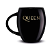 Pyramid Queen Gold Crest (Oval Mug) Black - img.1