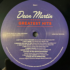 Vinyl Record Dean Martin - Greatest Hits LP