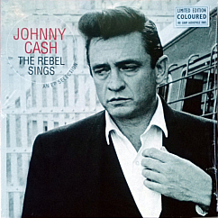 Vinyl Record Johnny Cash – The Rebel Sings - An EP Selection (Limited Edition Silver) LP