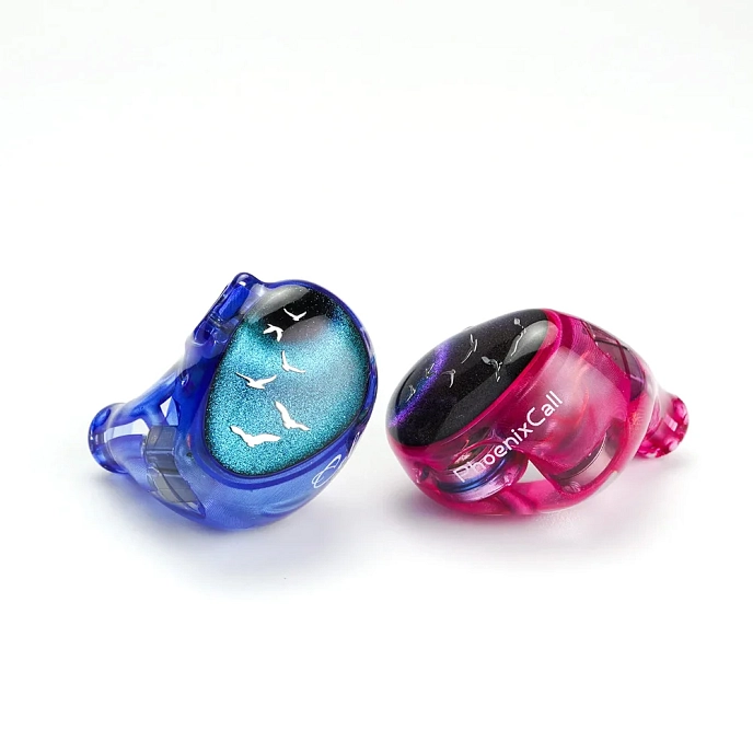 Headphones Celest Phoenixcall Purple Blue 3.5mm - img.1