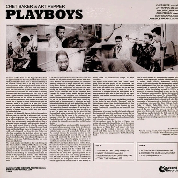 Vinyl Record Chet Baker, Art Pepper - Playboys (Yellow Vinyl) LP - img.2